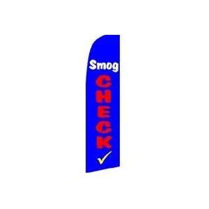  SMOG CHECK Swooper Feather Flag 