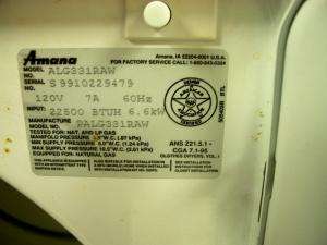 Amana Commercial Electric Washer and Gas Dryer  
