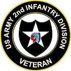 Army 2nd Infantry Division Veteran 5.5 Sticker / Decal