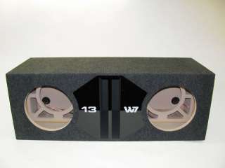 JL Audio 13W7 Dual Ported Box Special Edition, Black  
