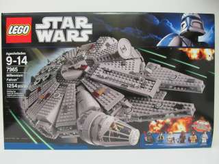 Star Wars Millennium Falcon LEGO Set Model #7965   Ages 9 14   1254 