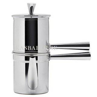 Ilsa   Neapolitan Coffee Maker 6 Cup Size   Stainless Steel   Made in 