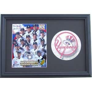  New York Yankees 2004 Champions Photograph Including Two 8 