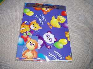 Birthday Gift Wrap Pack, 2 sheets and 2 tags.(50x70cm)  
