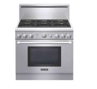 THERMADOR PRG366GH 36 PRO STYLE GAS CONVECTION RANGE  