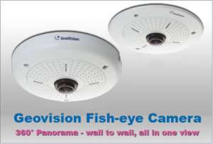 Panorama Geovision 360 Degree Fisheye IP Camera   NEW  