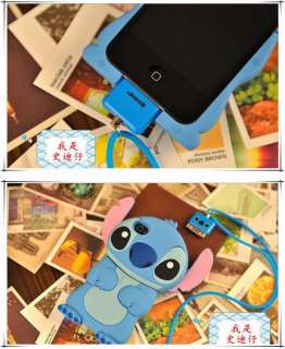 86Hero Disney 3D Stitch Hard Case Cover for iPhone 4 4S Blue