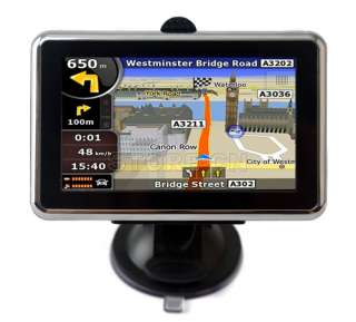 Car GPS Navigation 4GB /4 FM+Map GPS Receiver silver color 