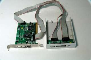 USB FireWire PCI card for PC 4 pin and 6 pin fire wire  