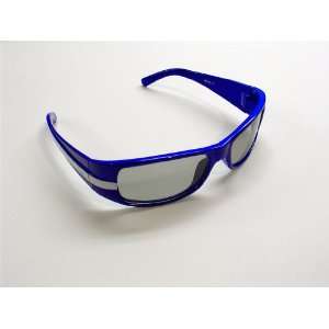  Visual World Passive 3D Glasses Child Racing Strip, Blue 
