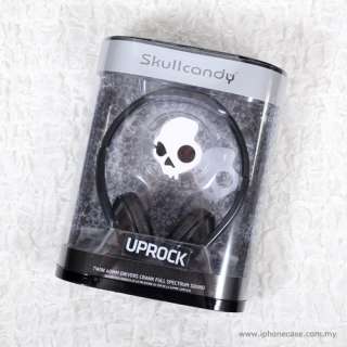   New Skullcandy SC Uprock On Ear Headphones 40mm Drivers for iPod Black