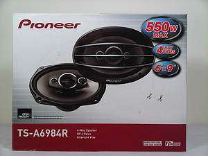 PIONEER TS A6984R 6X 9 4WAY 550WATTS CAR AUDIO SPEAKERS BRAND NEW 