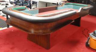 Custom Casino Style 12 Foot Craps Table. American made  