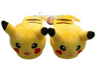 Nintendo Pokemon Pikachu Anime 11 Adult Plush Slipper  