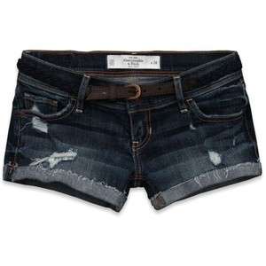   & Fitch Women Destroyed Denim Shorts Kendall Sz 8 10 12 W 29 30 31