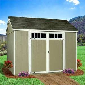 NEW 10 x 8 Wood Backyard Storage Shed   SHIPS FREE  