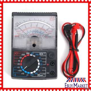 Analog ★ AC DC Multimeter Transistor Capacitor Test Voltmeter 
