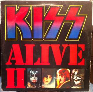 KISS ALIVE ii 2 LP VG+ NBLP 7076 Vinyl 1977 Complete 2 Books/Inners 