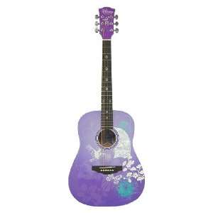   Hannah Montana 3/4 Size Washburn Acoustic Guitar Musical Instruments