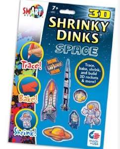 Space Shrinky Dinks in 3 D Planets, Astronaut Shrinky Dink Kit New 