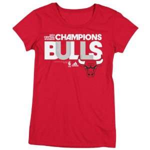  Chicago Bulls adidas 2012 Central Division Champions Women 