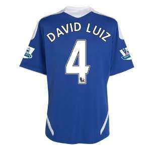  adidas Chelsea 11/12 DAVID LUIZ Home Soccer Jersey Sports 