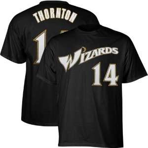  NBA adidas Washington Wizards #14 Al Thornton Black Net 