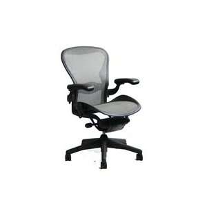 Aeron Chair by Herman Miller   Basic Platinum   W/Adjustable Arms