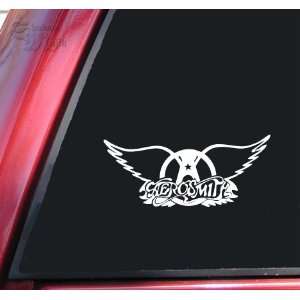  Aerosmith Vinyl Decal Sticker   White Automotive