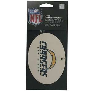   12 NFL San Diego Chargers Oval Cotton Air Fresheners