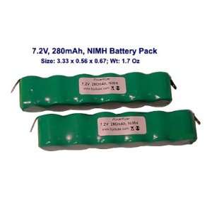   NiMH Mini Battery Packs with Pre wire Tabs for Watt Age RC Aircrafts