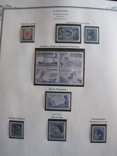   Canada stamps from 1870   2000 housed in 2 Scott albums 10/10  