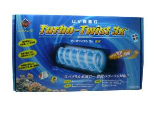MODEL  Coralife 9W UV sterilizer Turbo Twist 3X for All Aquarium