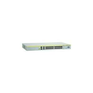  Allied Telesis AT 8000S/24POE 10 Managed Fast Ethernet Switch 