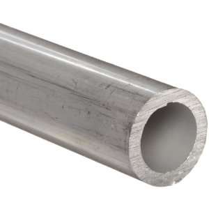 Aluminum 2024 T3 Seamless Round Tubing, WW T 700/3, 1 OD, 0.834 ID 