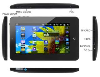 TFT Touchpad Android 2.2 Tablet PC with Wi Fi and 4G Hard Drive 