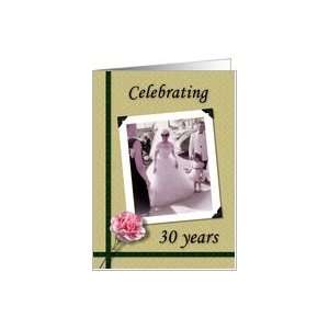  30th Wedding Anniversary Invitation Card Health 