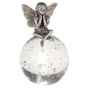  Antique Pewter Fairy Paperweight