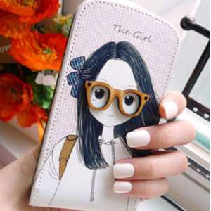 The girl Flip Skin Case Cover For Apple iPhone 3G 3GS  