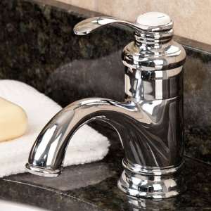 Canaan Teapot Single Hole Lavatory Faucet with Pop Up Drain   Overflow 