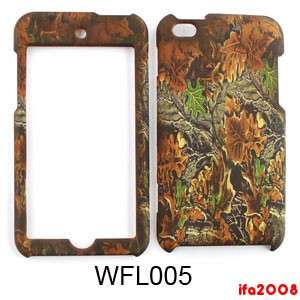 IPOD TOUCH 4TH GEN 4G HUNTER CAMO GREEN LEAF CASE COVER SKIN FACEPLATE 