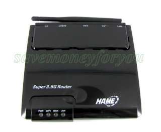 3G WiFi 802.11B/G Wireless Router HSDPA/HSUPA/CDMA EVDO  