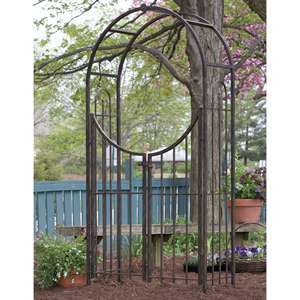 Moonlit Garden 7.5 ft Arbor with Gate  