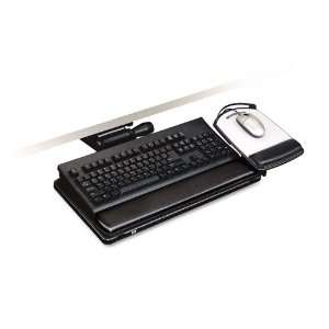   rests for keyboard and mouse; PreciseTM optical mousing surface