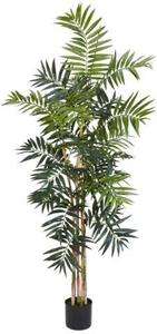 NEARLY NATURAL Artificial 5 Ft Bamboo Palm Silk Tree   Tropical 