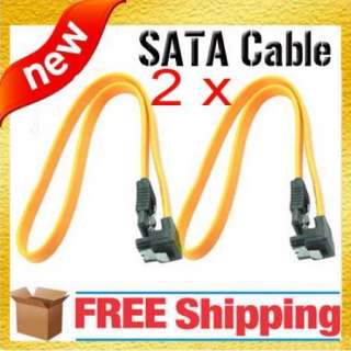 2PCS NEW Serial SATA ATA RAID DATA HDD Hard Drive Cable  
