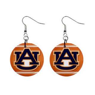 Auburn Tigers NCAA   Button Earrings  