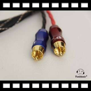 HIFI cable Professional cable 3.5mm to AV 2 RCA Audio Adapter Cable 