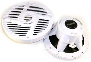 PAIR 8 350 WATT AUDIOPIPE MARINE APSW 8002 SPEAKERS  