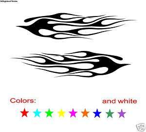 Flame Decals Car Race Boat Truck Trailer Graphic Custom  